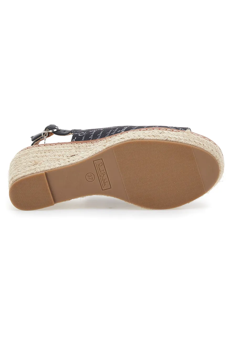 Espadrillas con Zeppa Renato Balestra 33 Nere