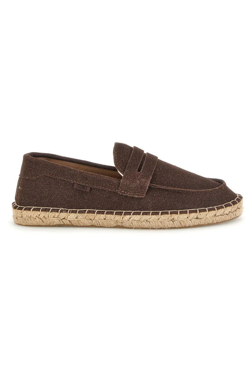 Espadrillas marroni in tessuto Pittarello sun SG24L313