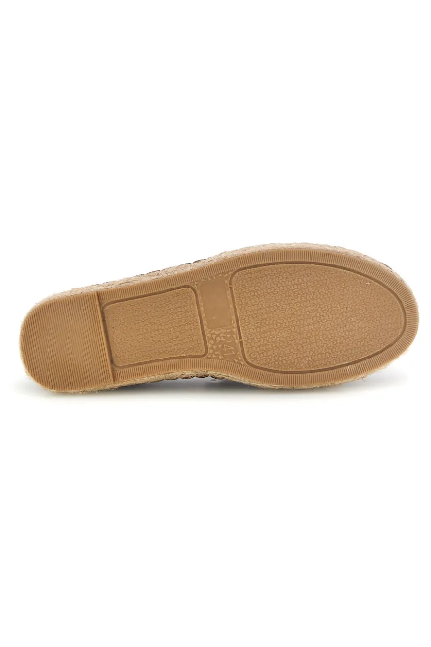 Espadrillas marroni in tessuto Pittarello sun SG24L313