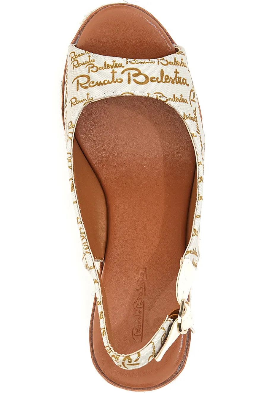 Espadrillas Platform Renato Balestra 3302 Cuoio