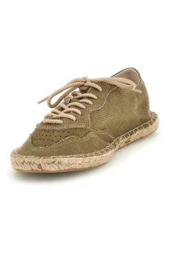 Espadrillas verdi con lacci in tessuto Pittarello sun SGMS2508