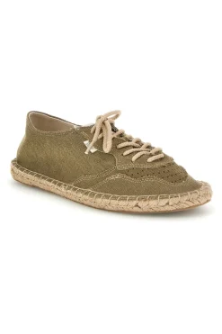 Espadrillas verdi con lacci in tessuto Pittarello sun SGMS2508