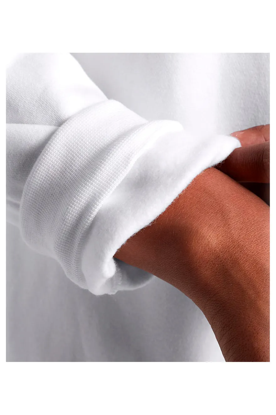 Felpa Bianca Girocollo Senza Cappuccio Under Armour Essential Fleece