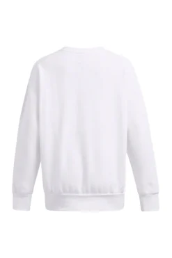 Felpa Bianca Girocollo Senza Cappuccio Under Armour Essential Fleece
