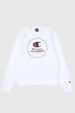 Felpa Bianca girocollo senza cappuccio Champion Crewneck Sweatshirt