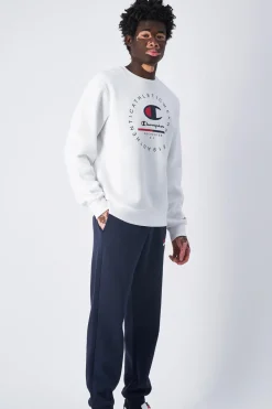 Felpa Bianca girocollo senza cappuccio Champion Crewneck Sweatshirt