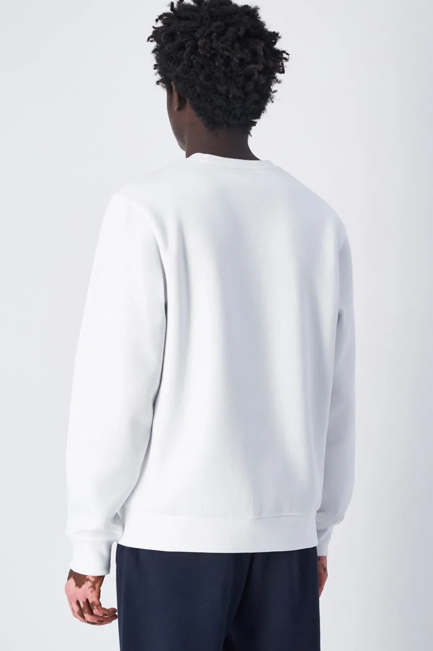 Felpa Bianca girocollo senza cappuccio Champion Crewneck Sweatshirt