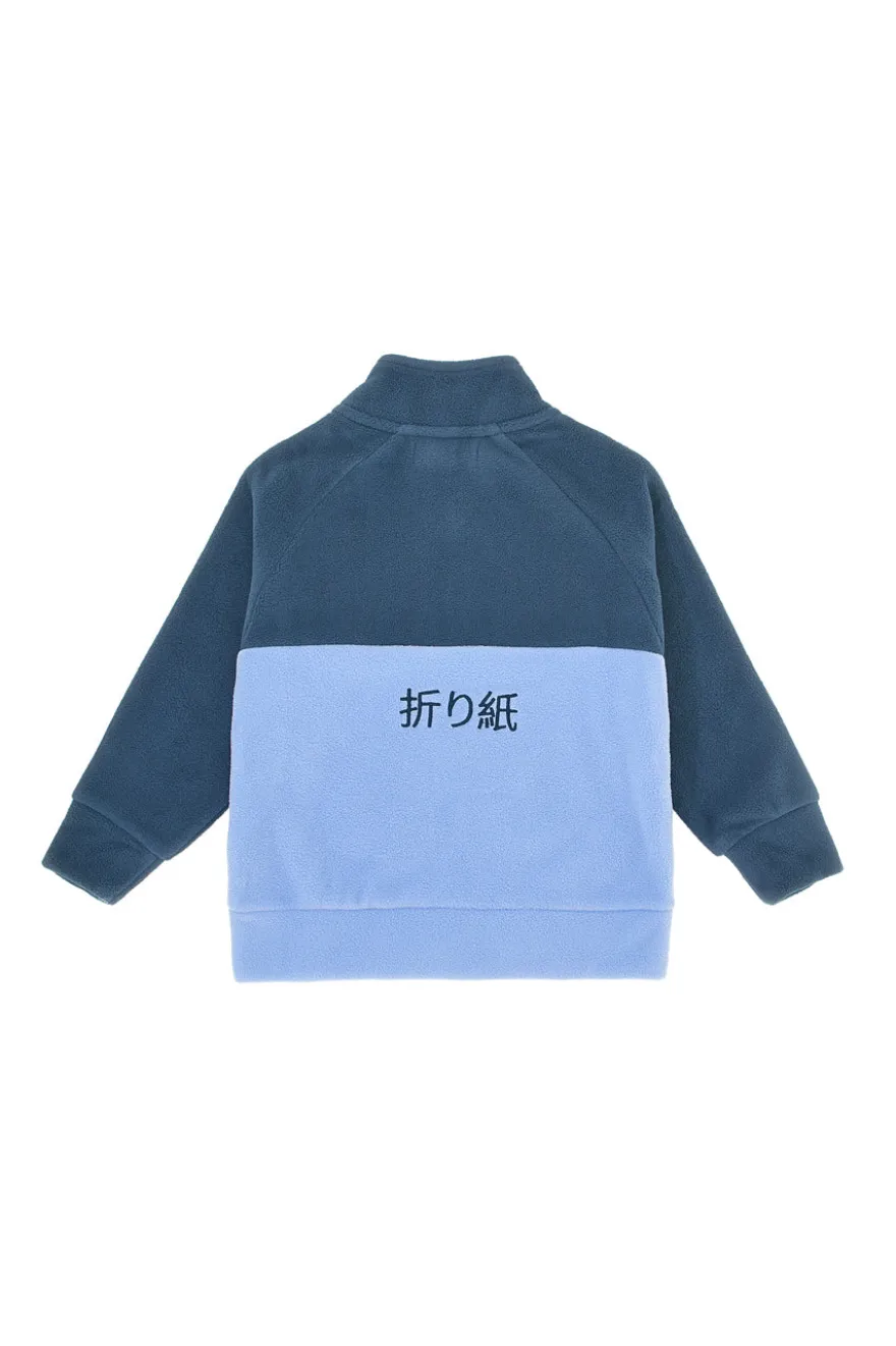 Felpa bicolor in pile morbido Pitt Kids PT-KF-8017