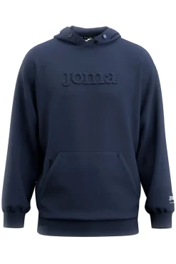 Felpa blu con cappuccio regolabile e logo 3D Joma Urban Street Hoodie