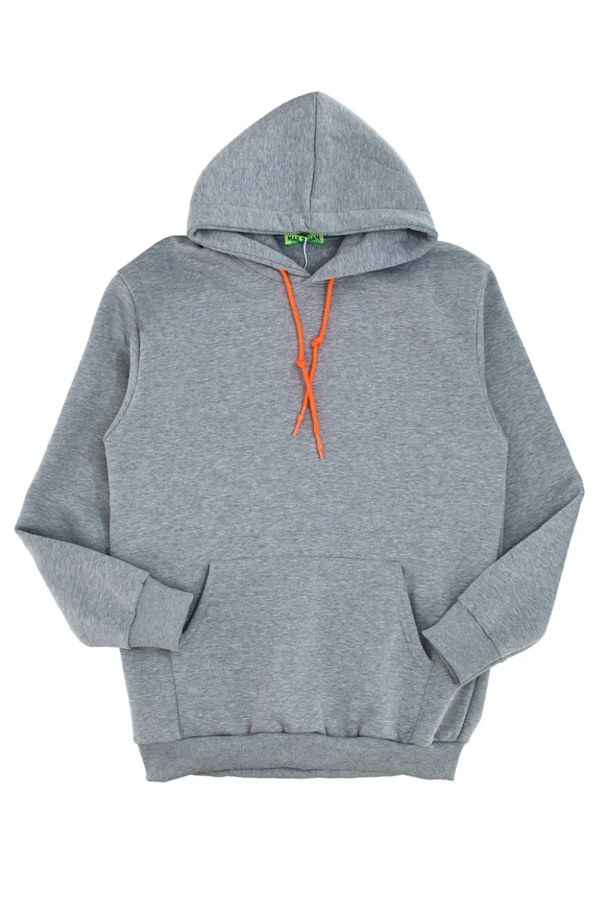 Felpa con Cappuccio Max Dillan 32048 Grigia