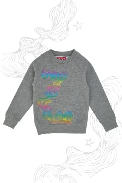 Felpa Girocollo con Stampa Olografica PITT KIDS 6032