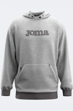 Felpa grigia con cappuccio regolabile e logo 3D Joma Urban Street Hoodie