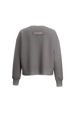 Felpa grigia con tasca frontale e dettagli tecnici Joma Step Sweatshirt Gray