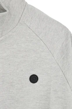 Felpa grigia con zip e collo alto Boardman Alpha pt-m-t-9072
