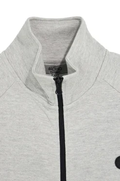 Felpa grigia con zip e collo alto Boardman Alpha pt-m-t-9072