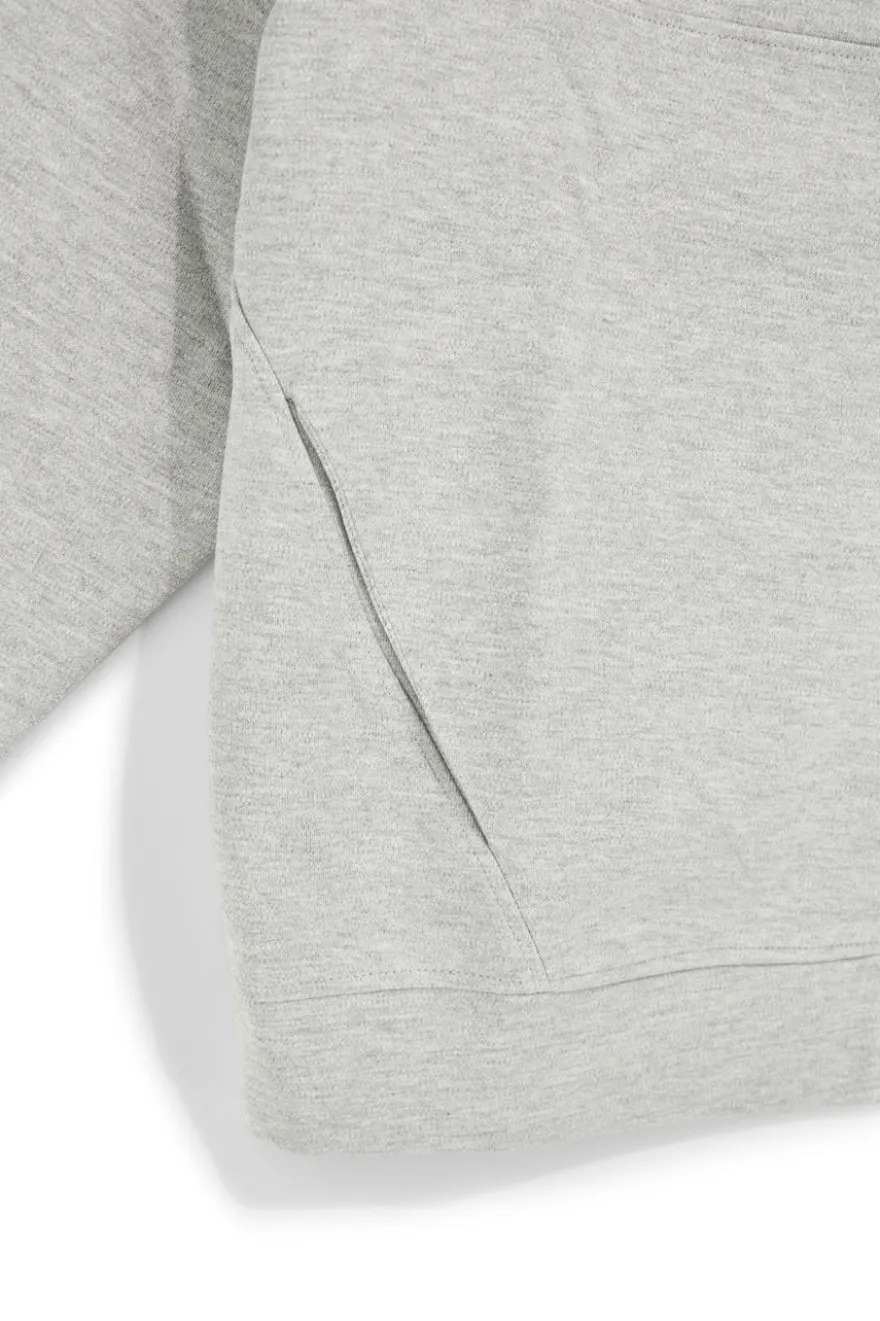 Felpa grigia con zip e collo alto Boardman Alpha pt-m-t-9072