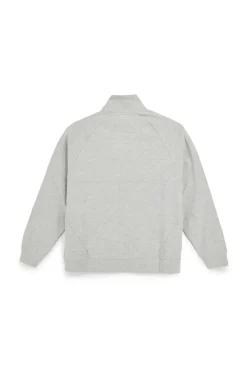 Felpa grigia con zip e collo alto Boardman Alpha pt-m-t-9072