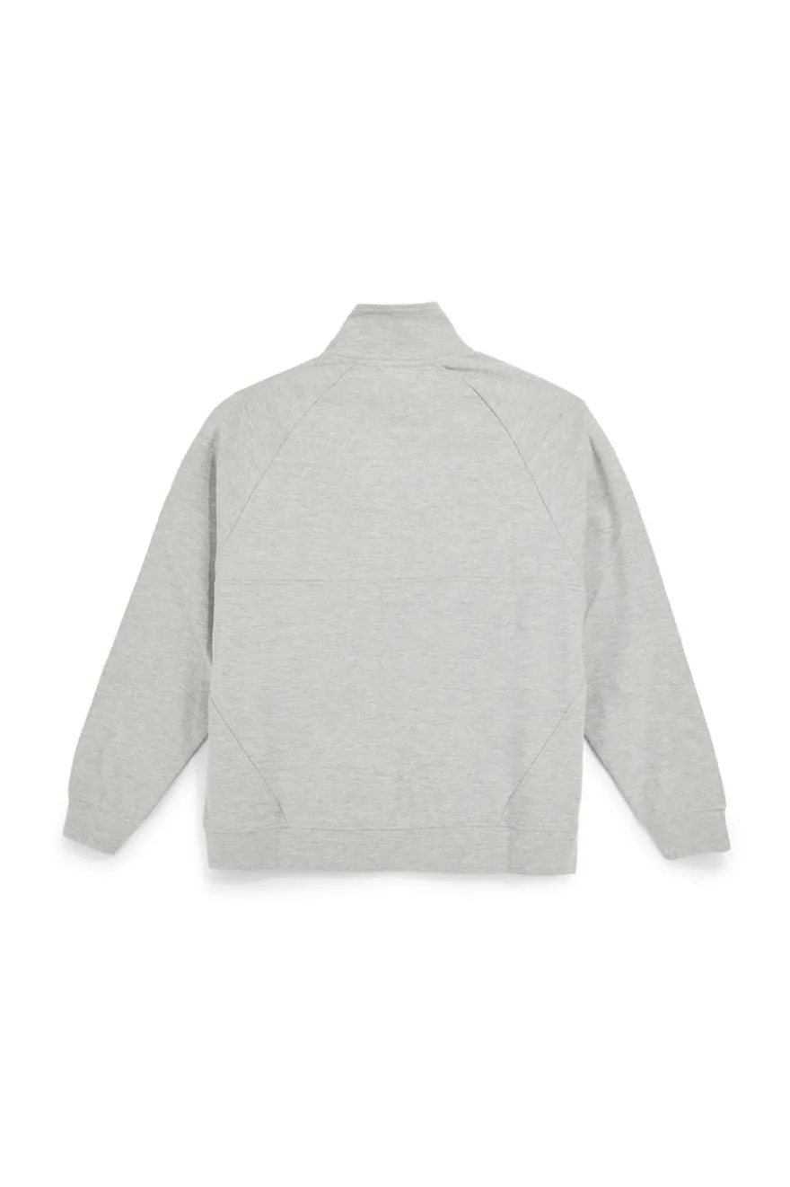 Felpa grigia con zip e collo alto Boardman Alpha pt-m-t-9072