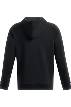 Felpa Nera Con Cappuccio Under Armour Rival Fleece Hoodie