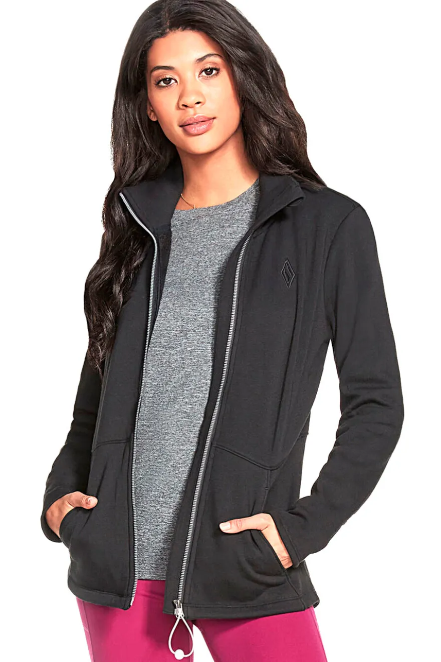 Felpa Nera Con Cerniera SKECHERS GO SNUGGLE Jacket