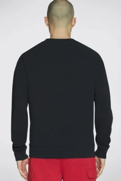 Felpa Nera Girocollo Skechers Classic Crew