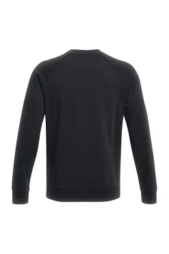 Felpa Nera Girocollo Under Armour Rival Fleece Crew