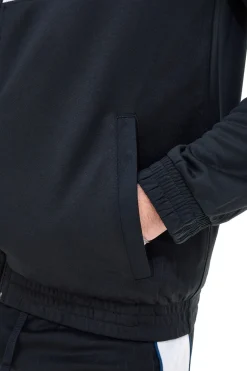 Felpa Nera Senza Cappuccio Skechers Premier Track Jacket