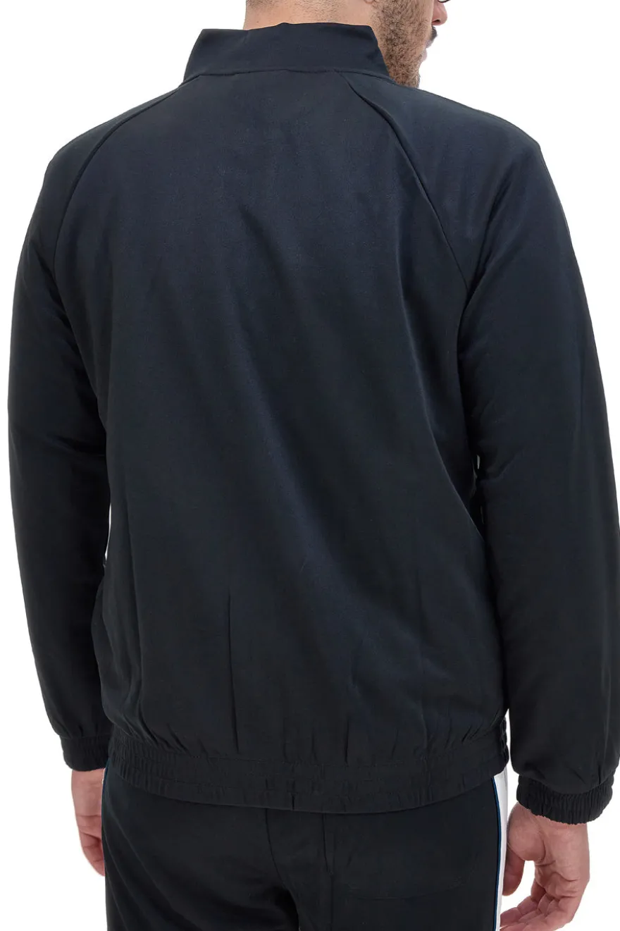 Felpa Nera Senza Cappuccio Skechers Premier Track Jacket