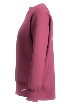 Felpa rosa crop con maniche raglan e stampa gommata Joma Breath Sweatshirt