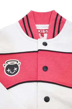 Felpa varsity bicolor con interno felpato Pitt Kids PT-KF-8006