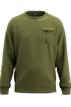 Felpa verde con tasca frontale e girocollo Joma Urban Street Sweatshirt