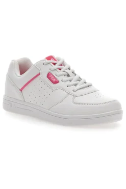 Fila Court Sneakers für Teenager in Weiß und Rosa