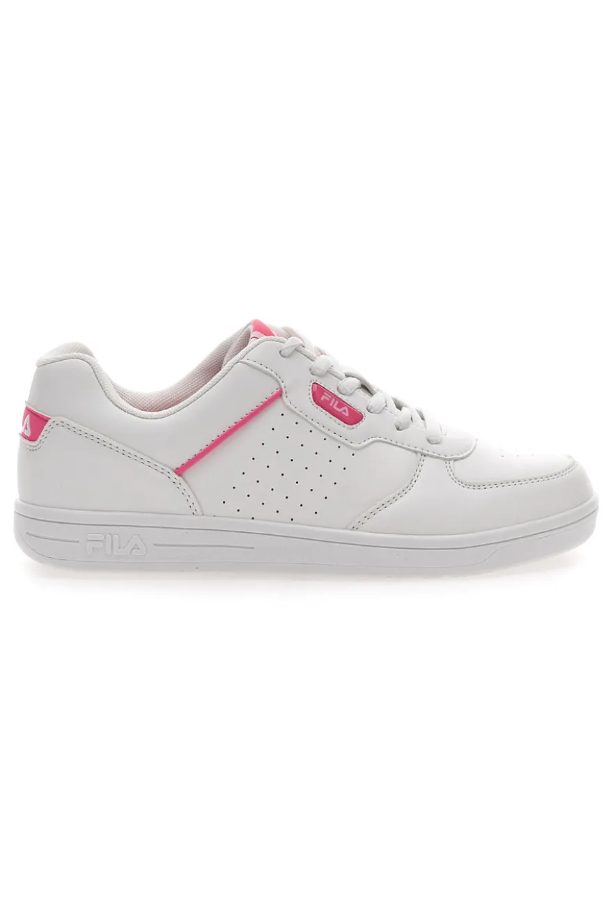 Fila Court Sneakers für Teenager in Weiß und Rosa