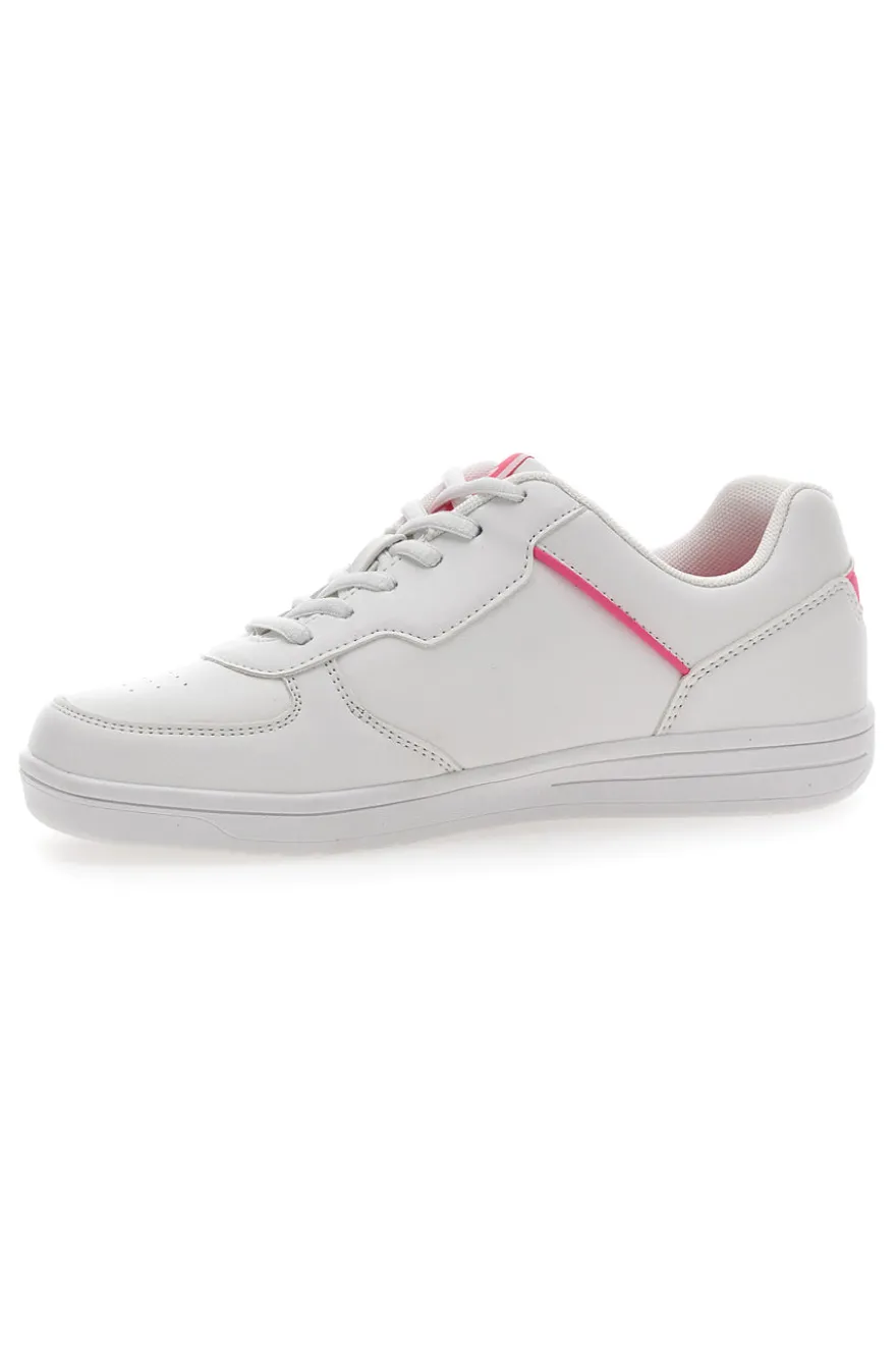 Fila Court Sneakers für Teenager in Weiß und Rosa