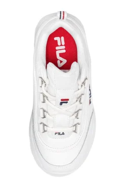 Fila STRADA Teens Chunky Sole White Sneakers