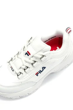 Fila STRADA Teens Chunky Sole White Sneakers