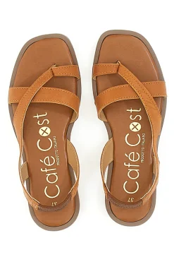 Flache Sandalen von Vafè kosten 14915 Leder