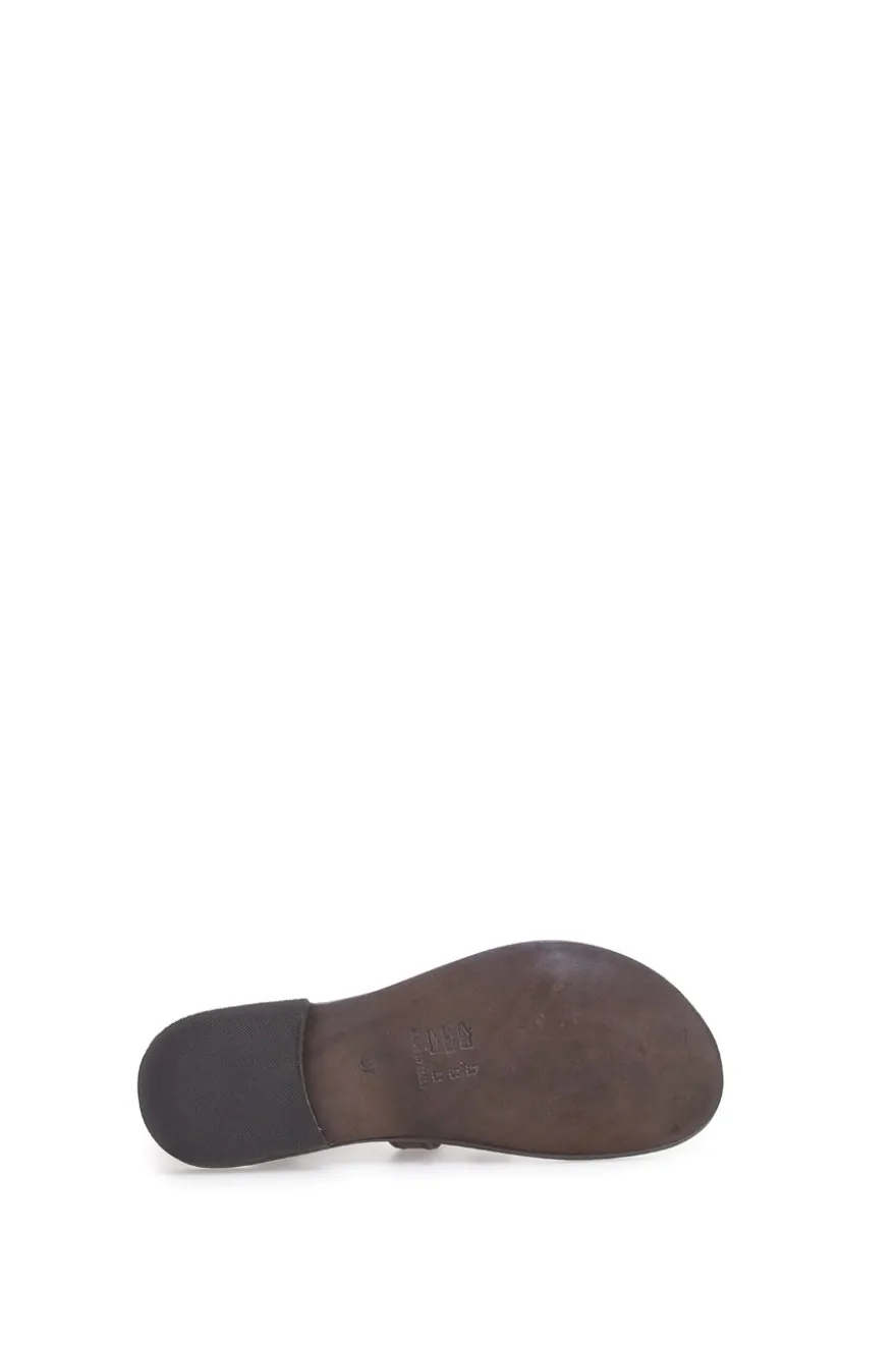 Flache Schnürsandalen Mio Tempo 1369 Braun
