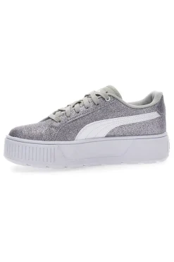 Flatform Karmen Glitz Silver Glitter Sneakers
