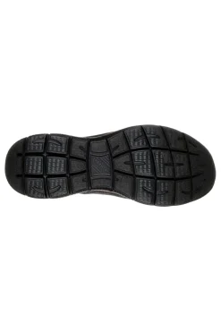 Forton Skechers Memory Foam Summits Schwarze Slip-On-Sneaker