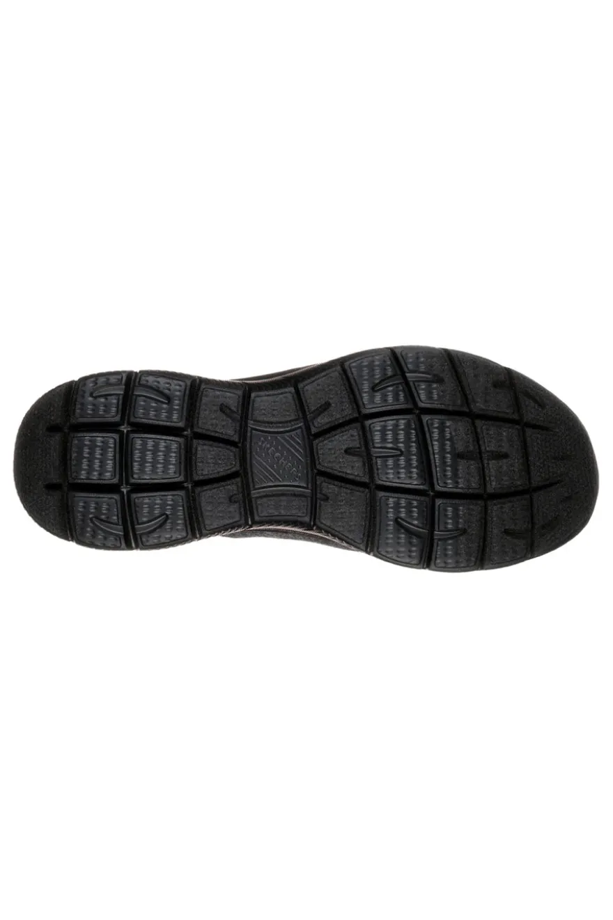 Forton Skechers Memory Foam Summits Schwarze Slip-On-Sneaker