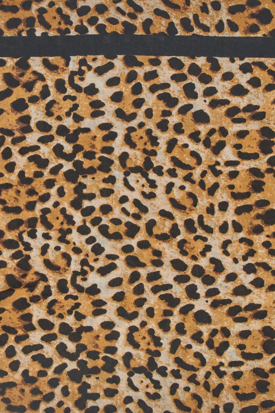 Foulard animalier con banda centrale nera Laura Biagiotti LB25W217-20