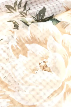 Foulard beige con stampa floreale Laura Biagiotti 26s206-06