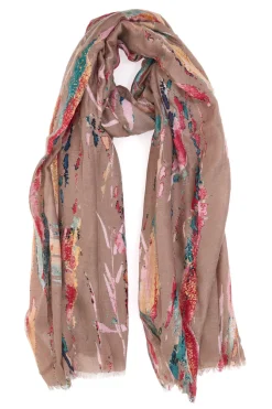 Foulard Beige Da Donna GianMarco Venturi 62929