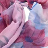 Foulard rosa con stampa floreale Laura Biagiotti 26s204-14