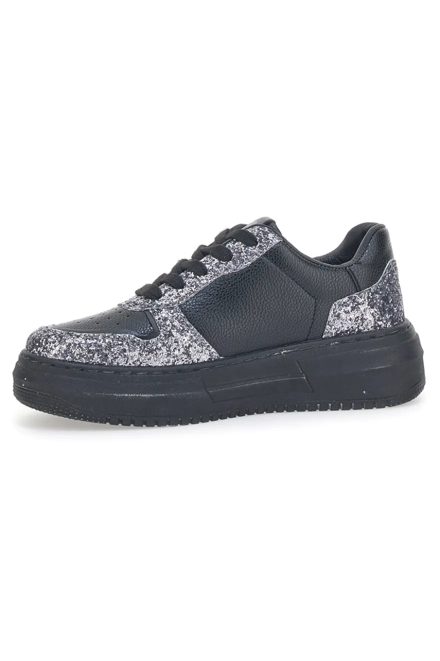 Freddy 8753 Sneakers in Schwarz und Silber