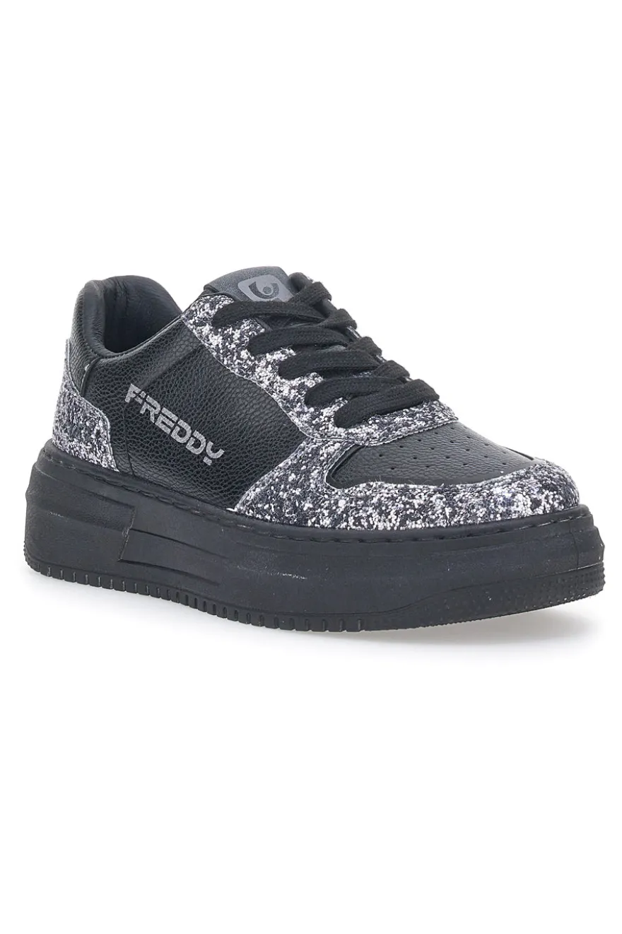 Freddy 8753 Sneakers in Schwarz und Silber