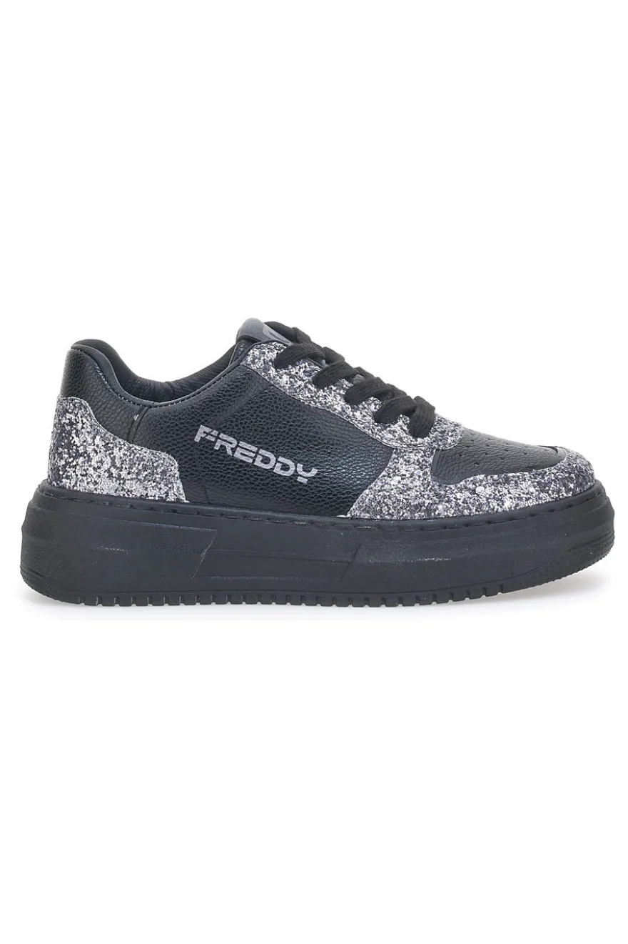 Freddy 8753 Sneakers in Schwarz und Silber