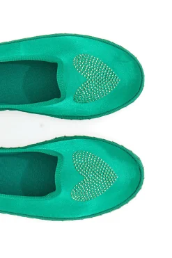 Friulane Verdi con strass Pushy Wamp 210862
