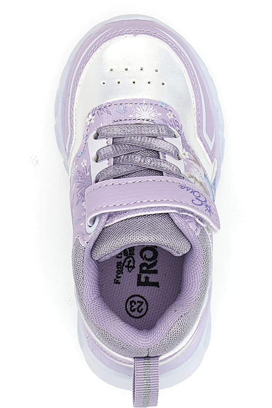 Frozen D4310662S lila Schuhe mit Lichtern und Perlglanzeffekt